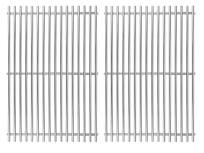 Dongftai SF666B (2-Pack) 19" Stainless Steel Cooking Grid for Brinkmann 200, 2210, 2235, 2250, 2300, 2400, 2400 Pro Series, 6305, 6345, 6355, 6430, 810-2200, 810-2200-0, 810-2210, 810-2210-0