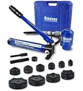 AMZCNC Hydraulic Knockout Punch Electrical Conduit Hole Cutter Set KO Tool Kit 1/2 to 4 inch (15T...