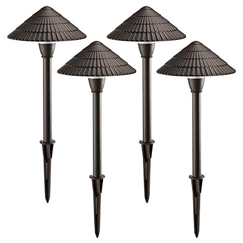 LEONLITE 3W LED Landscape Light, 12V Low Voltage, Waterproof Outdoor Pathway Lighting, Aluminum