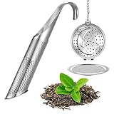🥰Ampliamente aplicable : ideal para usar con todo tipo de tés de hojas sueltas como blanco, verde, oolong, negro y chai. Úselo con sus propias mezclas personalizadas de tés de hierbas y chai con infusiones de hierbas, especias, flores y frutas. Prepara té helado o caliente. También es ideal para usar en ollas y sartenes para infundir condimentos en alimentos cocidos