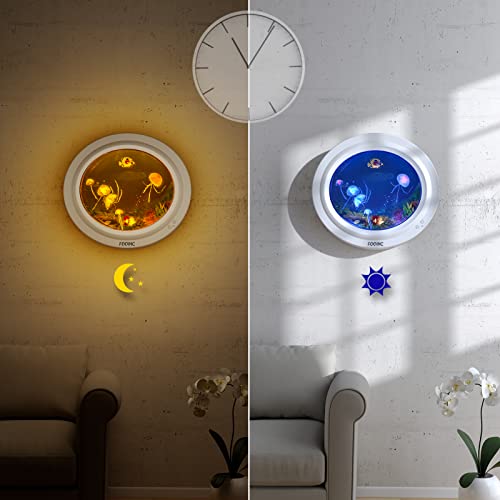 Jellyfish Lava Lamp, 17 Color Changing Jelly Fish Tank Mood Lamps For Home Office Room Desktop Decoration, Jellyfish Aquarium Night Light Christmas Gifts For Kids Teens Girls Boys Adults #TOP1