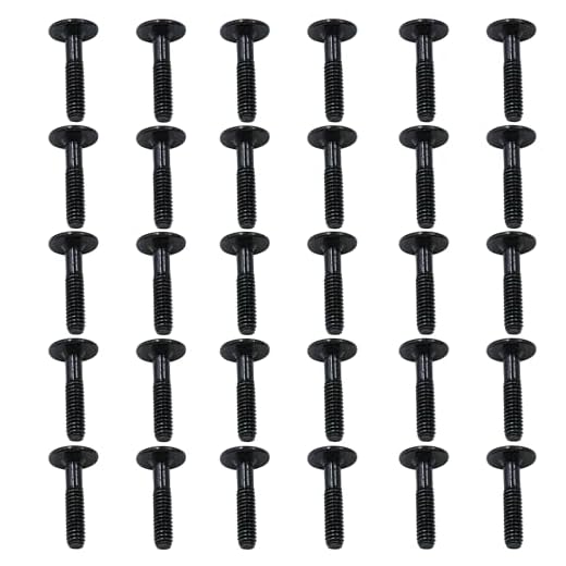 1/4-20 x 3/4" Flat Head Socket Head Screw,Fully Threaded Hex Drive Countersunk Furniture Connector (30pack)