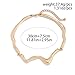Bestleey Liquid Metal Necklace for Women,Adjustable Irregular Clavicle Chain Statement Chunky Twist Punk Choker Classic Fashion Jewelry (Gold)