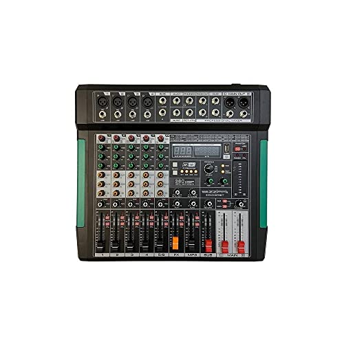 Zzipp Zzmx6Rbt Mixer Analogico Con Multieffetto Dsp 6Ch Bluetooth Dj Karaoke