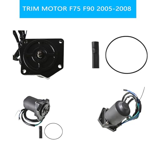 Image of WFLNHB Tilt Trim Motor Replacement for Yamaha Outboard F75 F90 2005-2018 6D8-43880-01-00 6D8-43880-09-00