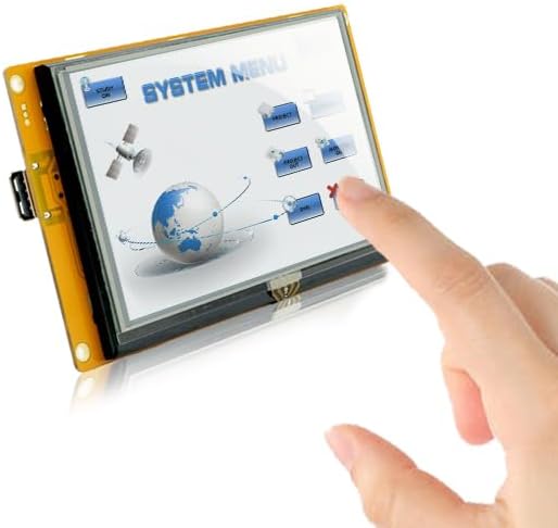 SCBRHMI 4.3 inch HMI Intelligent TFT LCD Monitor Touch Display with PCB Controller Board-Whole Display System