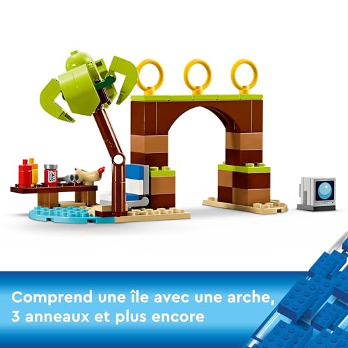 LEGO Sonic the Hedgehog Le bateau d’aventures de Tails - Jouet bateau interactif à collectionner - Set pour Enfants avec Personnages du Jeu Vidéo - Cadeau pour Garçons ou Filles de 8 Ans et Plus 76997