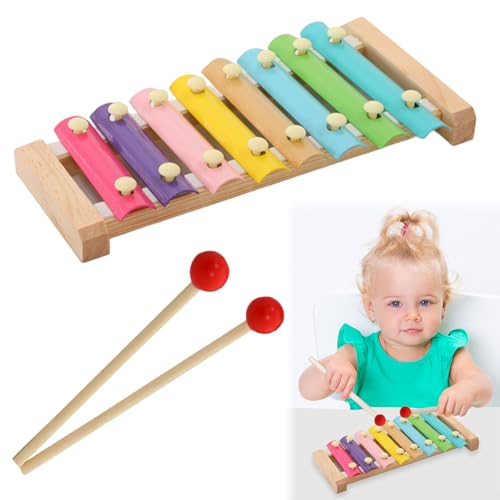 Xilofono Bambini Colorato Xilofono Legno Xilofono Professionale Xilofono per Bambini Colorati Strumento Xilofono Musical...