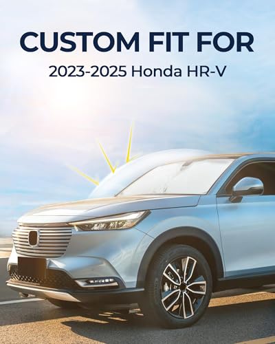Image of for Honda HR-V 2023-2025 Car Window Shades, 6pcs Privacy Sun Shade Set for Front Windshield Side and Rear Windows, Full Window Covers Keeps Vehicle Cool for Camping Napping