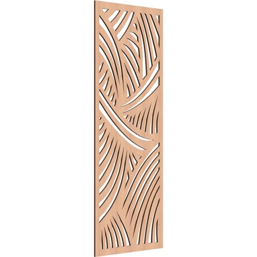 Image of Chester Decorative Pierced Fretwork Wood Wall Panels, 19 3 /8 inchW x 49 3 /8 inchH x 1 /4 inchT, Alder
