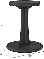 Vista 85 de Silla bamboleante para niños y adolescentes, para una experiencia activa donde los niños ya no tendrán que sentarse fijamente, "el mejor asiento