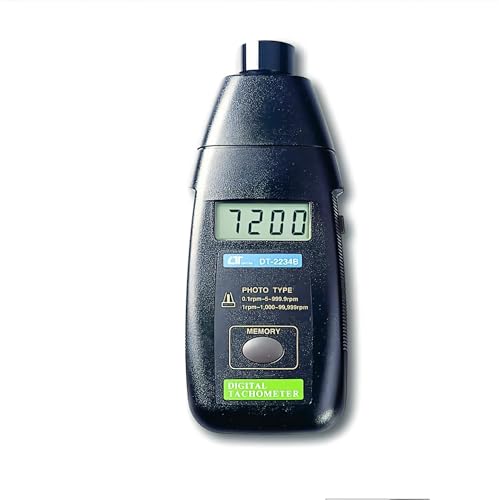 i-POOK LASER PHOTO TACHOMETER DT-2234B Measures RPM from 5 to 99,999 accuracy of ±(0.05% + 1 digit) Resolution 0.1 RPM With Memory Last value, Max value, Min value made in Taiwan
