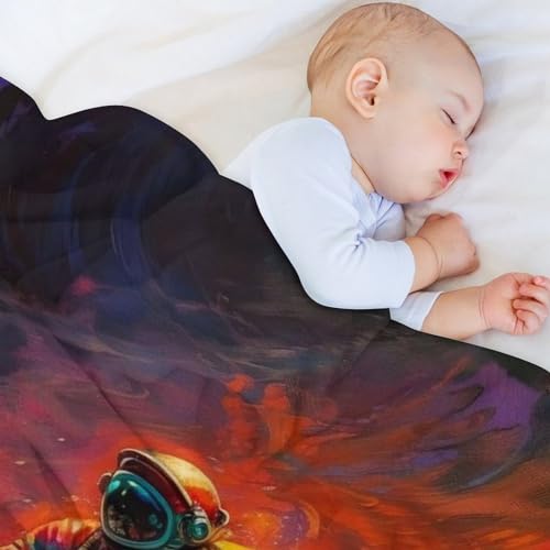 Couverture astronaute lavable en machine pour lit toujours propre
