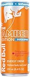 Red Bull Sugar Free Amber Edition, Strawberry Apricot Energy Drink, 8.4 fl oz