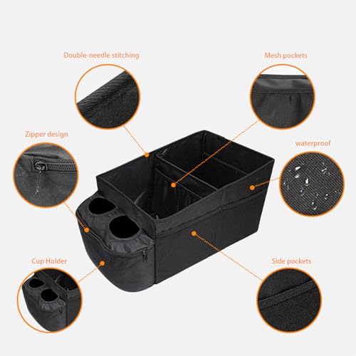 Organiseur de coffre pour SUV en textile étanche boîte pliable à grand volume