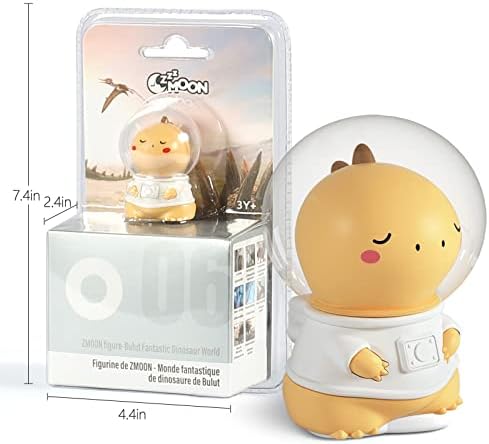 ZZZMOON Figure and Story Slides, Kids Story Projector Replacement Kit, Fantastic Dinosaur World for Kids Bedtime Reading with 8 Stories