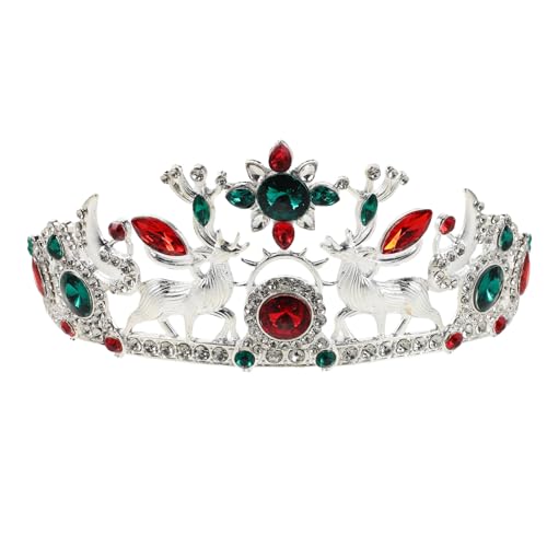 Couronne d'anniversaire femme idéale comme cadeau de Noël orné de cristaux argentés