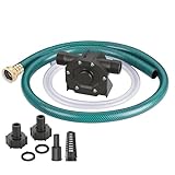 TRUPOW 750GPH Drill Powered Self-Priming Mini Hand Water...