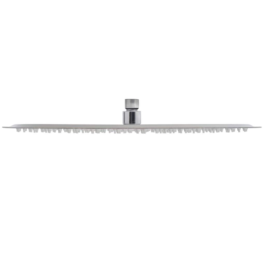 vidaXL 2X Cabezales de Ducha Efecto Lluvia Acero Inoxidable Diámetro 40cm Baño