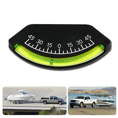 RSHuiOUXX Marine Heel Angles Sailing Clinometer for Boats Monitors Measurement Tilt from -45 to +45Degrees with Easy to Read