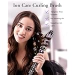 5 in 1 Curling Iron, Curling Wand Set with Thermal Brush, Flat Iron Hair Straightener, 3 Ceramic Irons (0.35"-1"), 13 Adjustable Temps, Hair Curler Waver with Heat Resistant Mat, Glove, Clip - Image 5