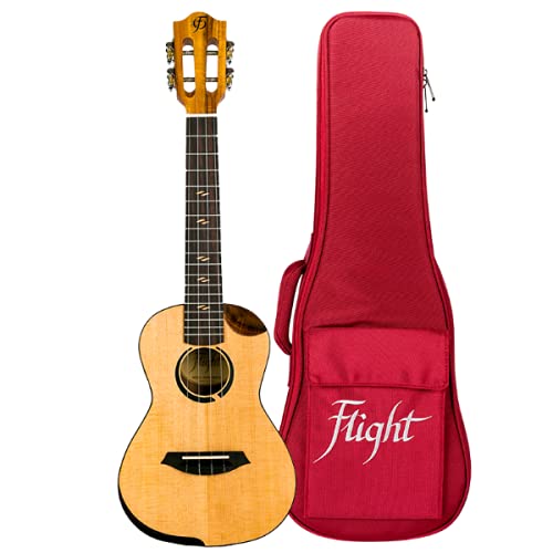 Flight Ukeleles Victoria Tenor Electro Ukulele – Active Pickup Naturel - Les Beatles, Paul McCartney, John Lennon, RIngo Starr, George Harrison Flight Ukeleles Victoria Tenor Electro Ukulele - Active Pickup Naturel