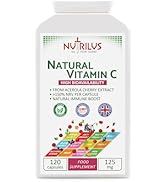 Natural Vitamin C Capsules from Acerola Cherry 500mg Extract - High Bioavailability Supplement - ...