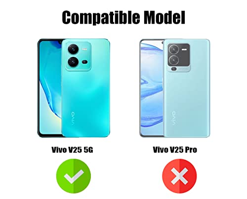 Image of Jkobi Back Cover Case for Vivo V25 5G (Silicone Crystal Clear | Pure Camera Protection | Soft and Flexible for Charger and Headphone sockets | Shockproof Bumpers | Transparent)