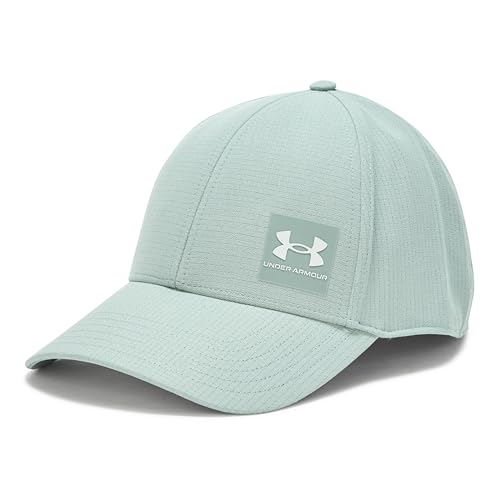 Under Armour Herren Iso-chill ArmourVent Stretch Fit Mütze, (348) Silica Green/Hydro Green, M/L