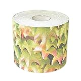 Videx Sichtschutzstreifen Bedruckt für Doppelstabmatten, Weinblatt bunt (Breisgau), B: 19 cm, L: 26 m