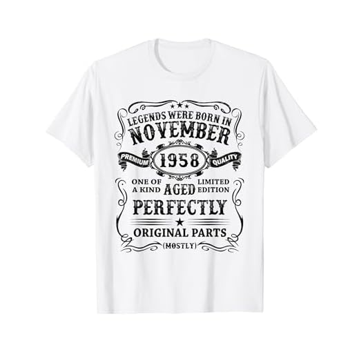 Las Leyendas Nacen Noviembre 1958 Regalo 66 Años Cumpleaños Camiseta