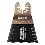 Trend Universal Coarse Tooth CrV Japanese Multi-Tool Saw Blades, 68 mm, For Fast Cutting in Wood, Plastics and Plasterboard, 5 Pack, MTB/63CJ