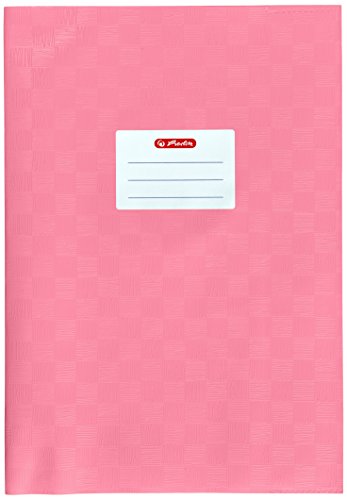 Preisvergleich Produktbild Herlitz 5204128 Hefthülle A4 Baststruktur, 25 Stück, rosa
