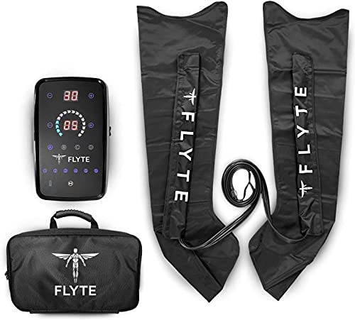 Flyte Recovery Boots System - Cordless and Portable Leg Compression Massager for Home Use (Medium)