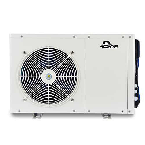DOEL 19000 BTU Swimming Pool Heat Pump for In-ground/Above-Ground Pools, 5.56 kW Electric Pool Heater with Titanium Heat Exchanger, 220-240V 60Hz