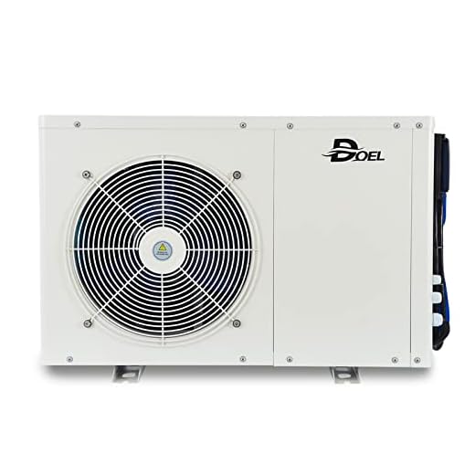 DOEL 19000 BTU Swimming Pool Heat Pump for In-ground/Above-Ground Pools, 5.56 kW Electric Pool Heater with Titanium Heat Exchanger, 220-240V 60Hz