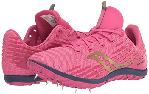 Saucony Women's Havok XC3 Spike Cross Country Running Shoe, Prospect Quartz, 5.5