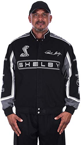JH DESIGN GROUP Shelby Logo Embroidered Twill Jacket - Cotton Winter Jacket for Men