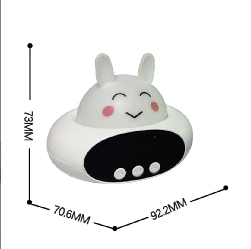 Image of Multi-Functional LED Night Light Digital Clock with Sleep Timer Bedside Desk Alarm Clock with Bluetooth Speaker for Office Home and Bedroom Students Study Table Digital Watch (Small)