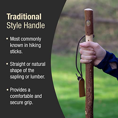 image for Brazos Rustic Wood Walking Stick, Twisted Sweet Gum, Traditional Style
