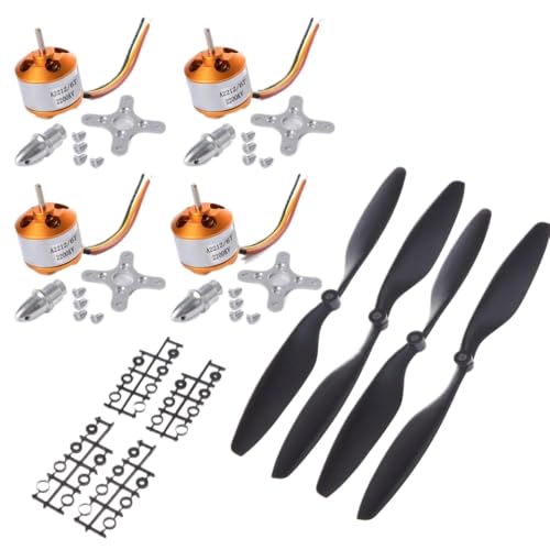 4Set XXD A2212/13T 2200KV 1000KVブラシレスモーター4 x 1045 10x4.5互換性のあるRC F450 F550 MWCマルチコプター用プロペラ