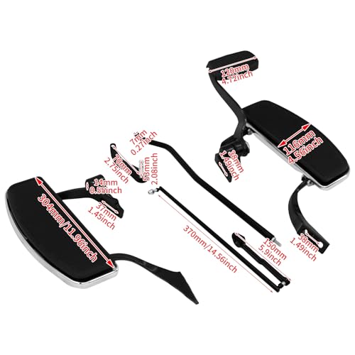 Repose-Pieds Harley Dyna Commandes Avancées pour Longs Road-Trips