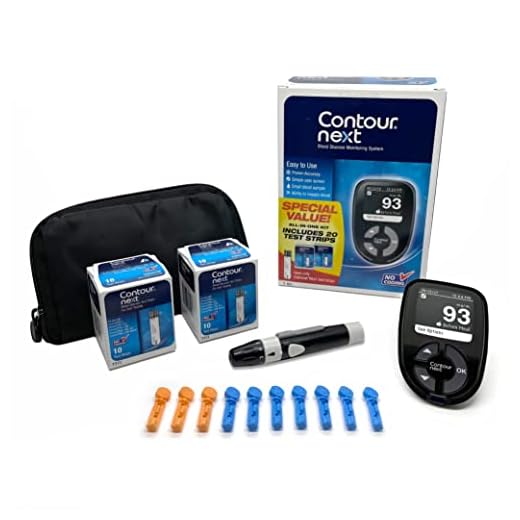 The Contour Next Blood Glucose Monitoring System All-in-One Kit for Diabetes