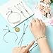 DanLingJewelry 10pcs 304 Stainless Steel Adjustable Slider Bracelet Slider Extender Chains Friendship Bracelets for Jewelry Making DIY 8 Inches(215mm) P