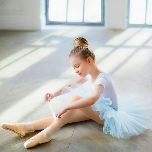 Image of MANZI 3 Pairs Women's Girls' Basic Convertible Transition Ballet Dance Tights 40-Denier