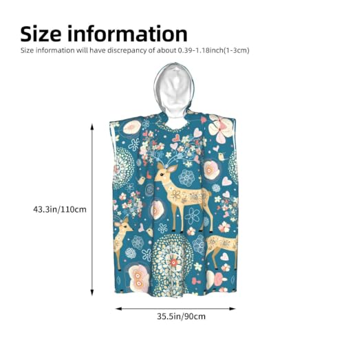 Poncho à capuche pour se changer facilement sur la plage - 5