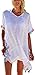 TBSCWYF Vestido de Playa para Mujer Poncho de Playa Bikini y Vestido de Verano Blusa de Playa con Abrigo de Color Liso Vestido de Playa Mujer (B)