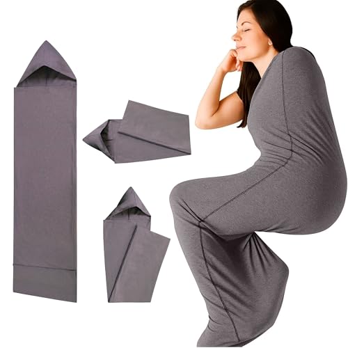 Emesak Compression Sleep Sack, Ultra-Light Wearable Blanket for Enhanced Comfort, Stress & Anxiety Relief, Lightweight Gravity Blanket for Adults(170x40cm/66.93x15.75")