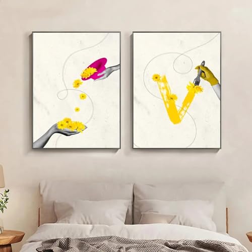 Affiche murale tournesol XINBAO pour illuminer un salon sombre