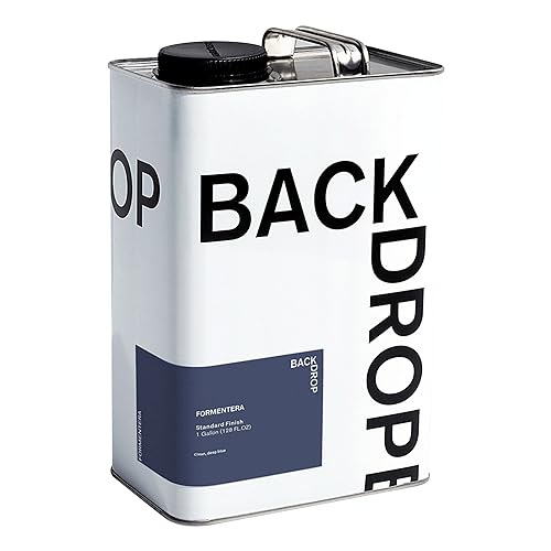 BACKDROP | Premium Interior Paint | Standard Semi Matte, Low Sheen Finish | Self-Priming, Low VOC, Green Wise Certified | FORMENTERA – Clean, deep blue | 1 Gallon